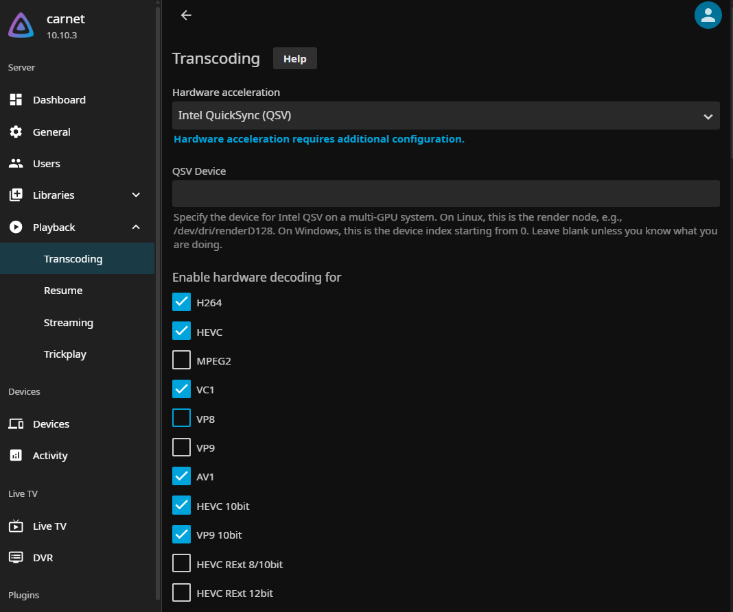Jellyfin Admin Panel